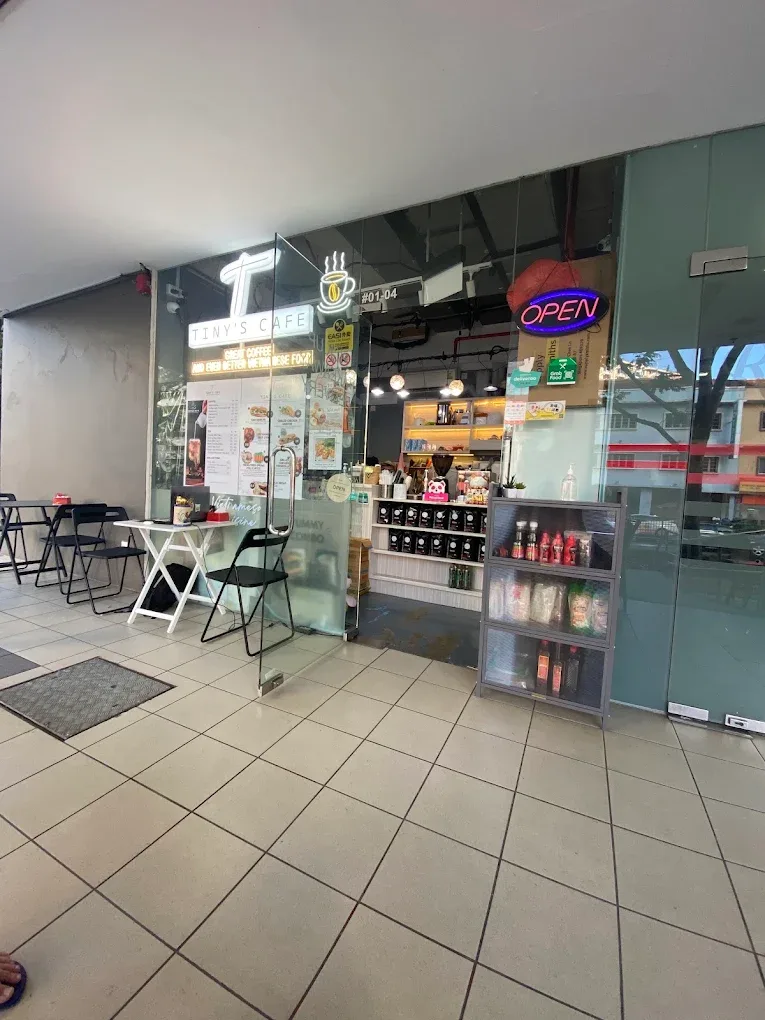 The former Tiny's Cafe shopfront on Balestier Road
